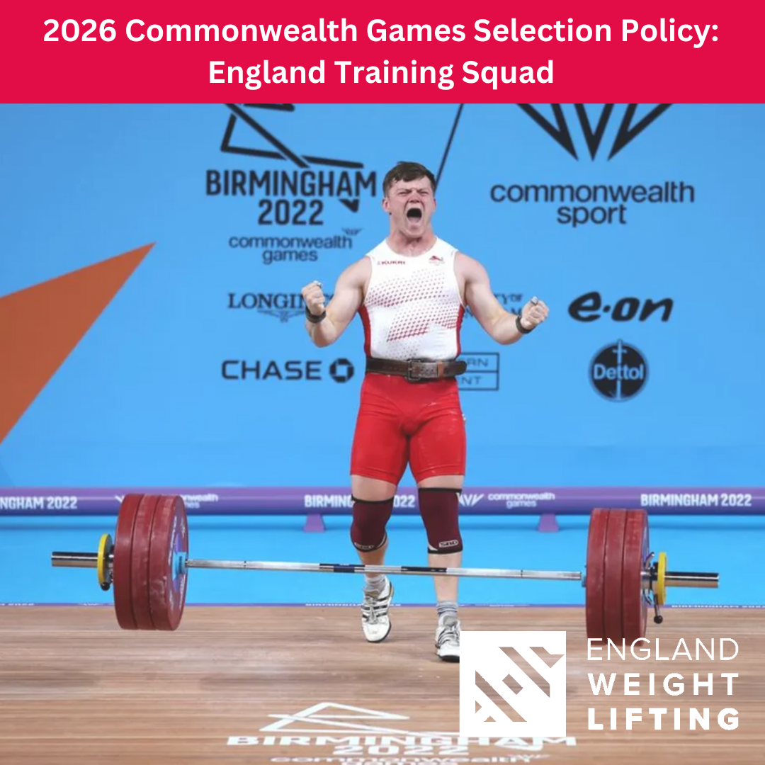 2026 Commonwealth Games Selection Policy: England Training Squad